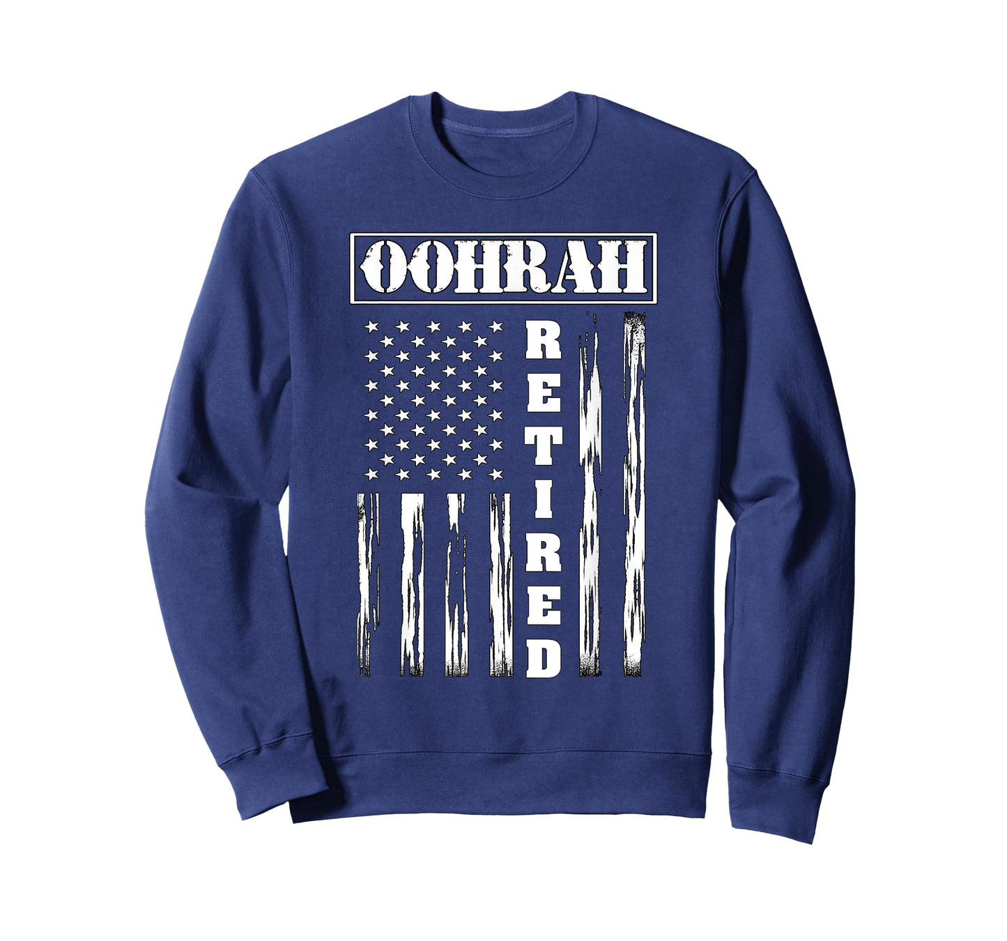Retired Veteran OohRah - American Flag T-Shirt for Women Men