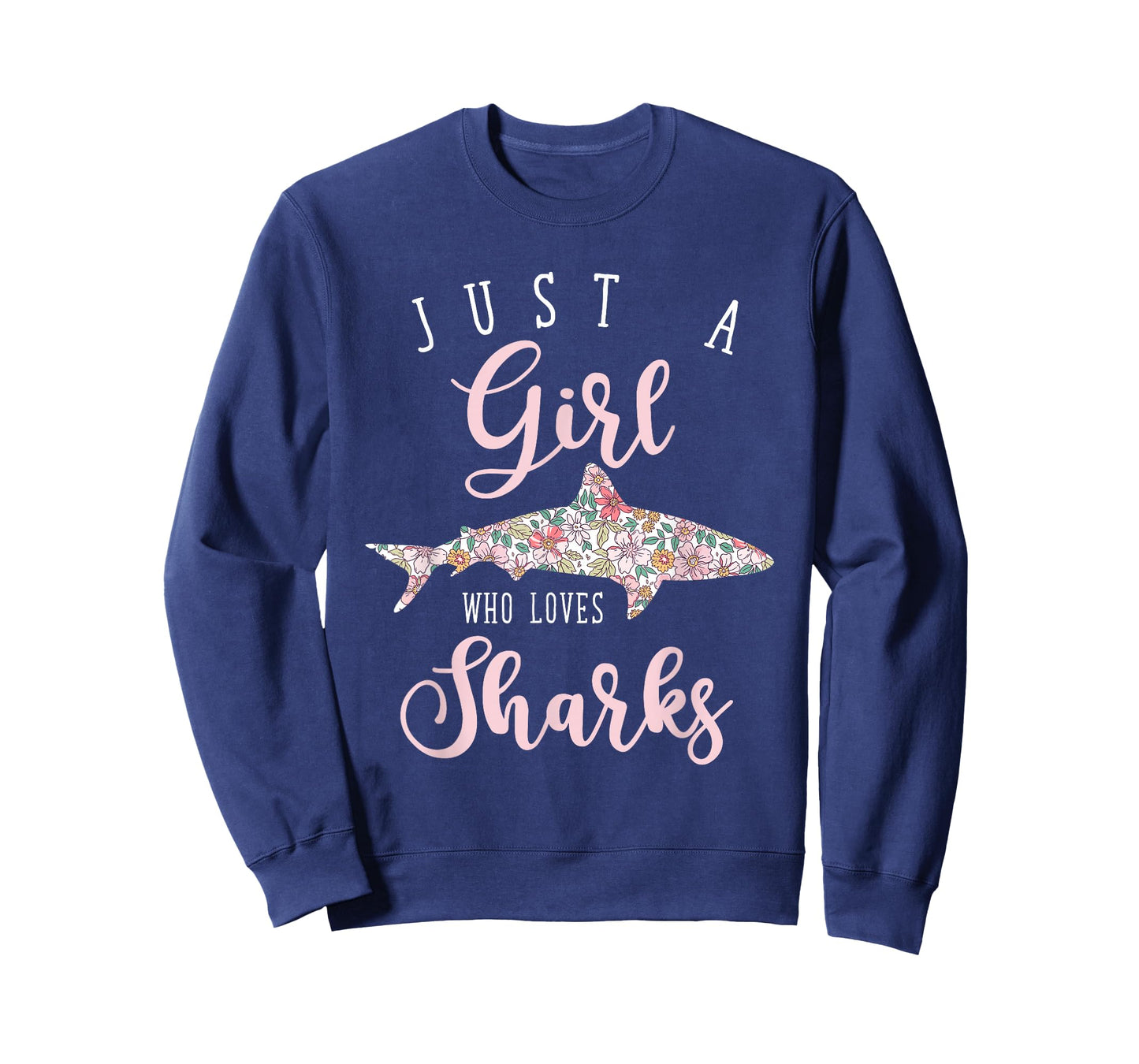 Just A Girl Who Loves Sharks T-Shirt