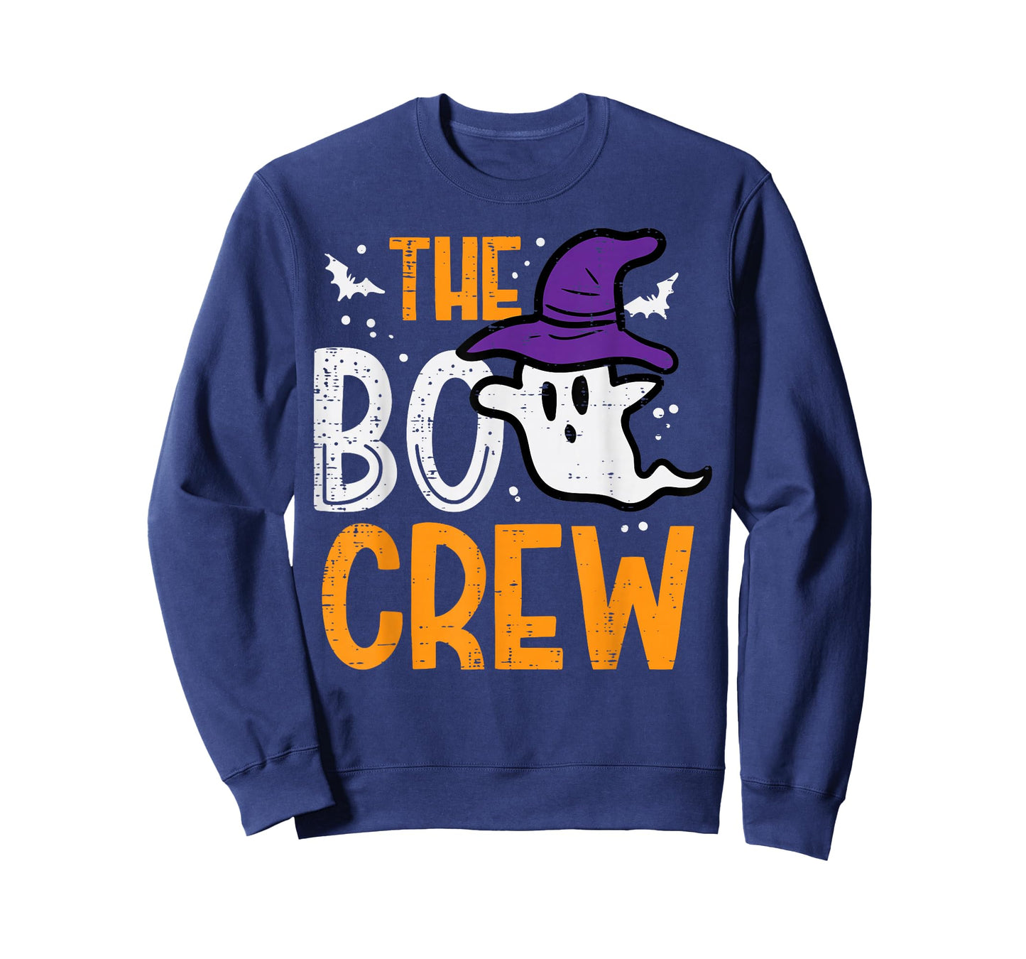 Halloween Ghost The Boo Crew Costume Matching Women Kids Men T-Shirt