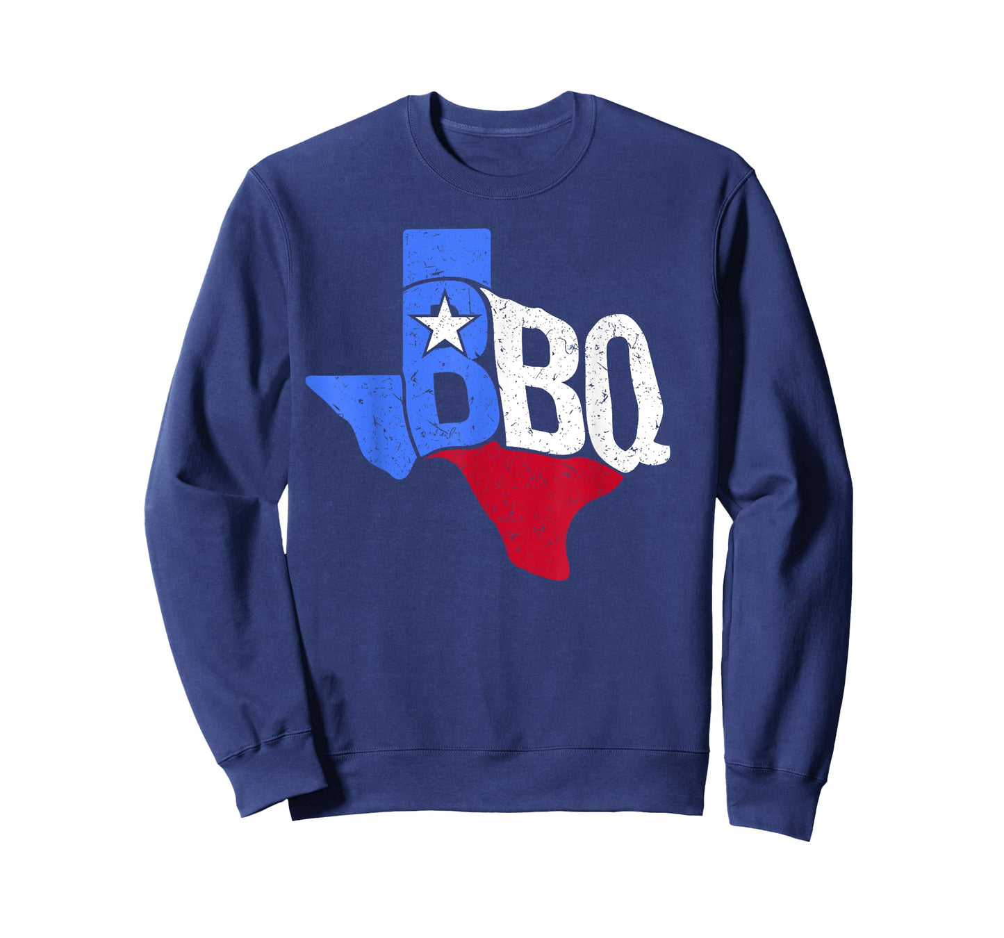 BBQ Texas State Flag and barbecue map T-Shirt