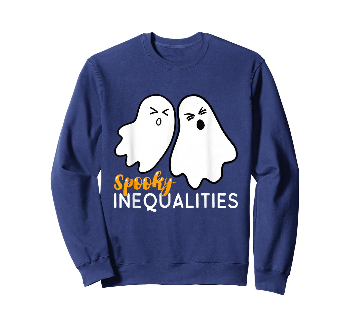 Spooky Inequalities Ghosts - Halloween Math Teacher T-Shirt