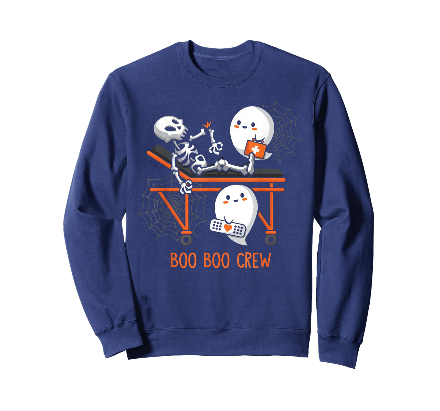 Boo Boo Crew Ghost Doctor Paramedic EMT Nurse Halloween T-Shirt