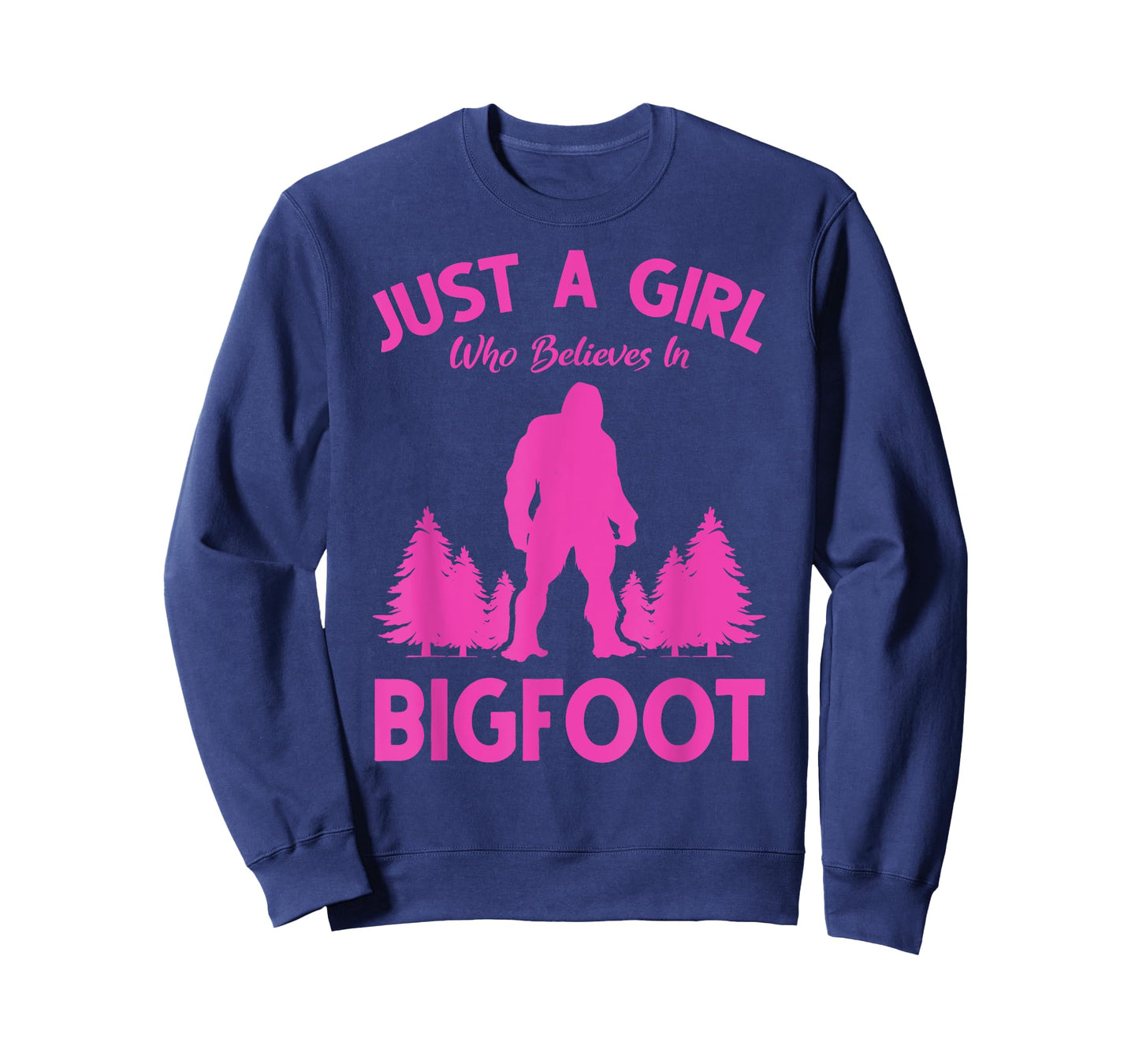 Yeti Sasquatch Women Just A Girl Who Believes In Bigfoot T-Shirt