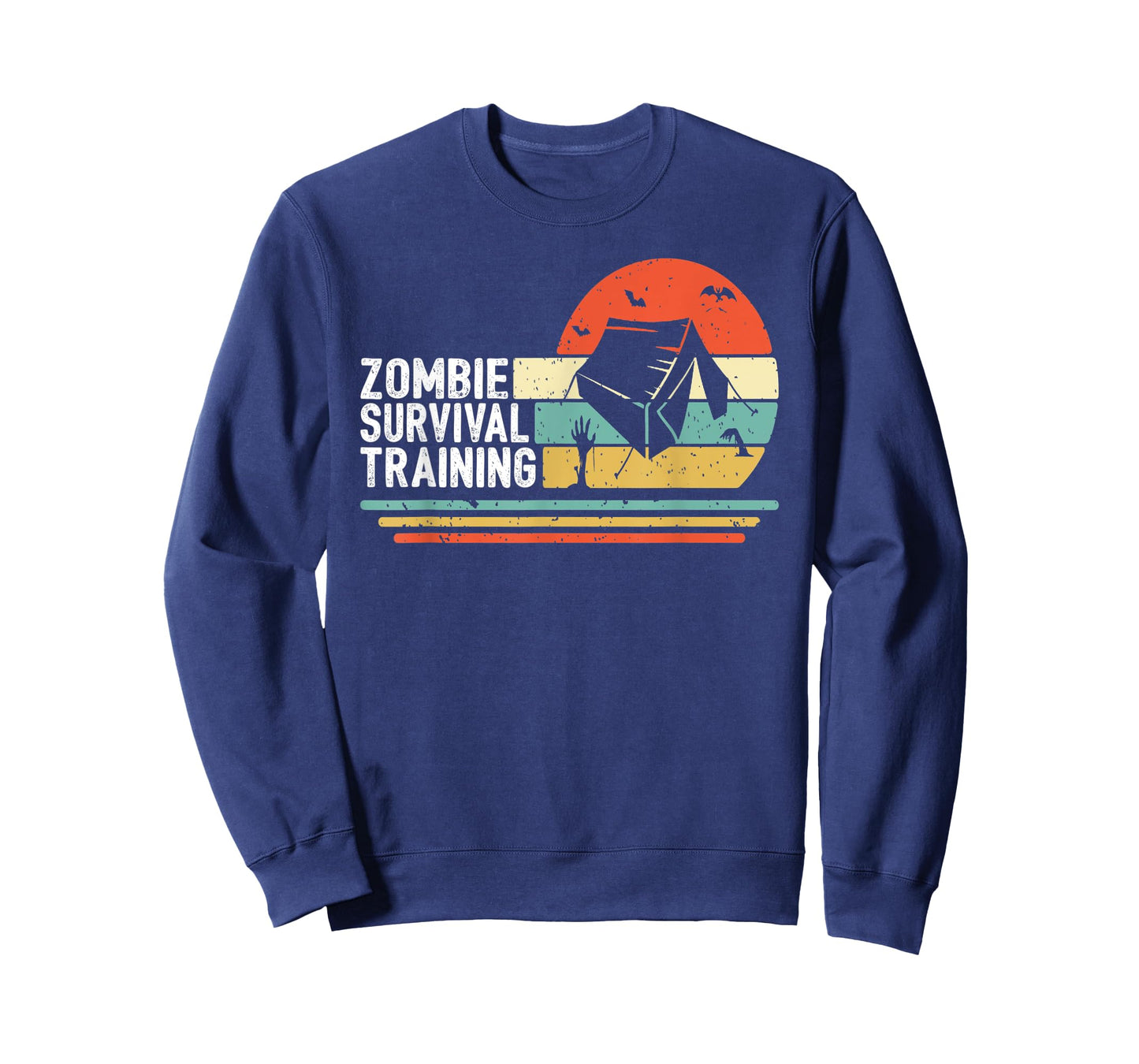 Halloween Camping Gift Scary Camper Zombie Survival Training T-Shirt