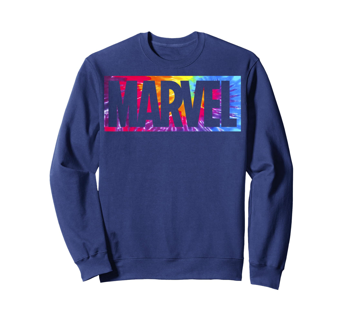 Marvel Tie Dye Box Logo Typographic T-Shirt