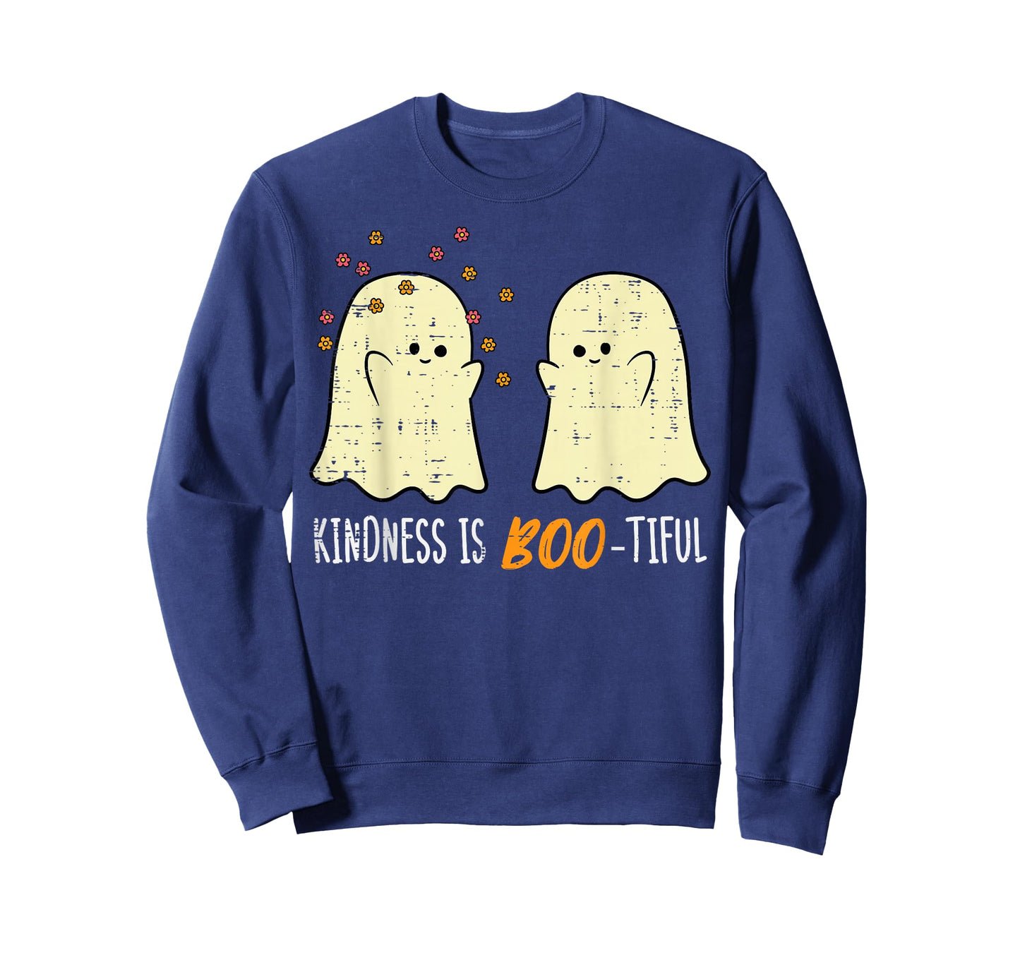 Halloween Ghosts Kindness Boo Tiful Costume Women Girls Kids T-Shirt