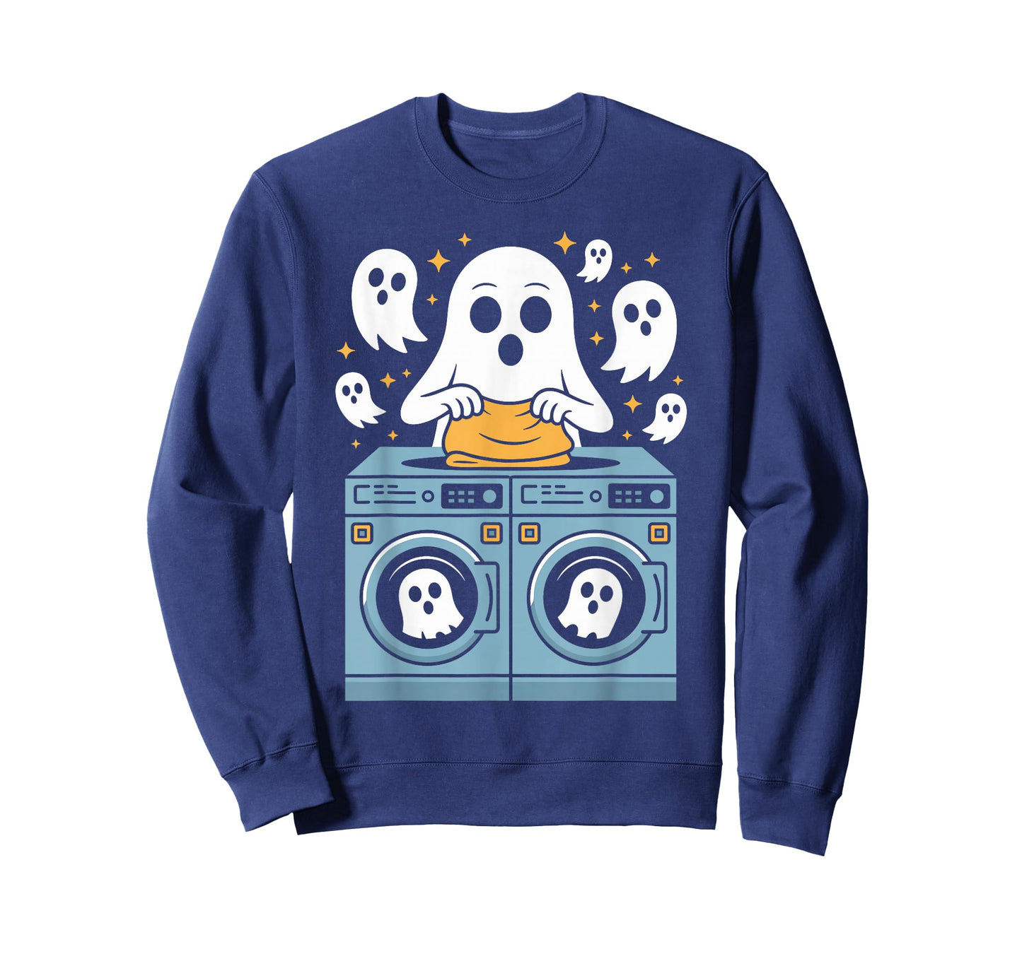 Ghost Laundry Spooky Funny Halloween Ghost Laundry T-Shirt