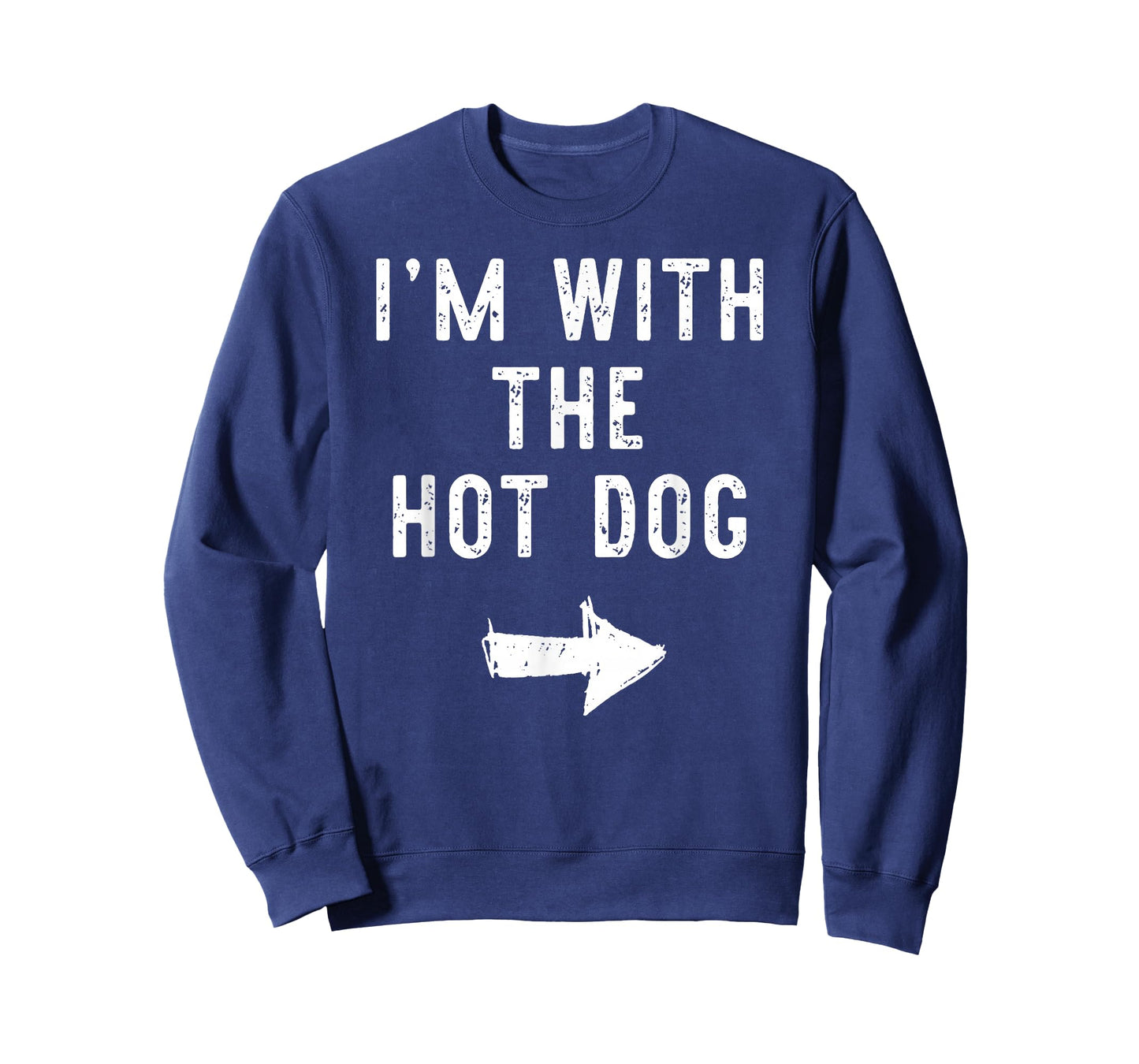 Halloween I'm with The Hot-Dog Funny Matching Costume Men T-Shirt