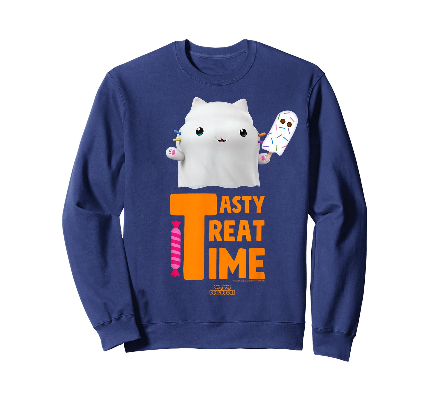 DreamWorks Gabby’s Dollhouse Cakey Tasty Treat Time Ghost T-Shirt