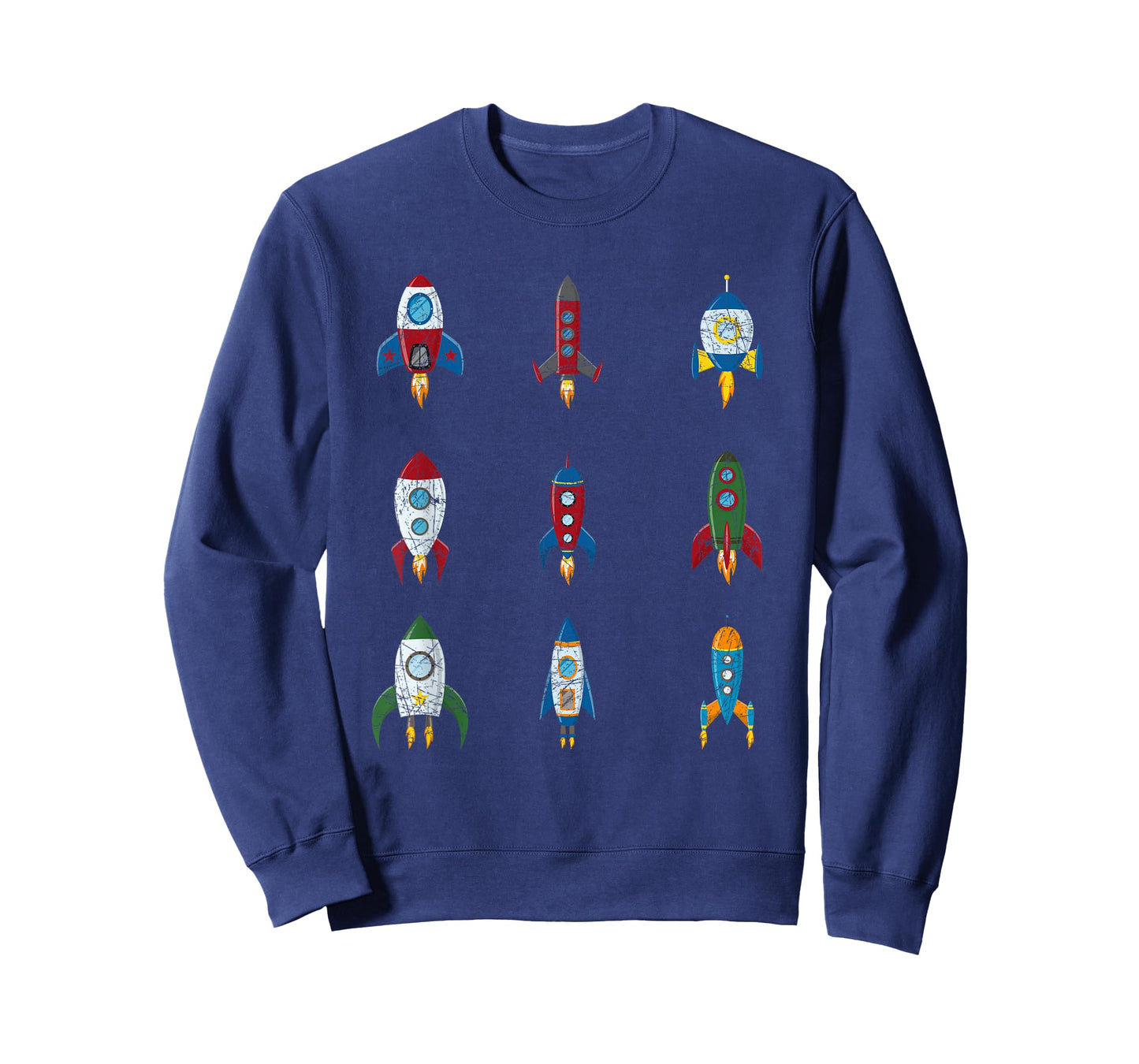 Retro Rocket Ships Outer Space Boys Kids Gift Idea Astronaut T-Shirt