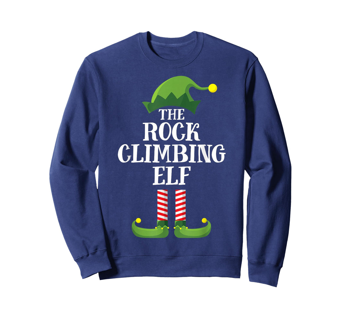 Rock Climbing Elf Matching Family Group Christmas Pyjamas T-Shirt
