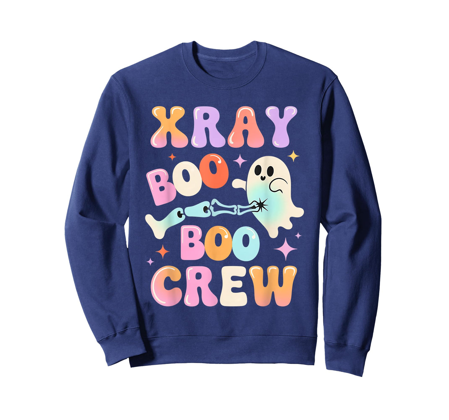 X Ray Boo Boo Crew Ghost Radiology Halloween Fall Nurse T-Shirt