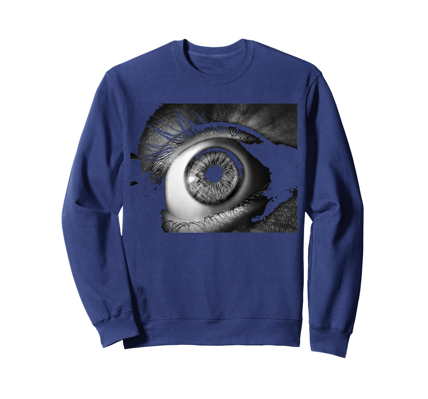 creepy cool black and white eyeball shirt scary strange gift T-Shirt