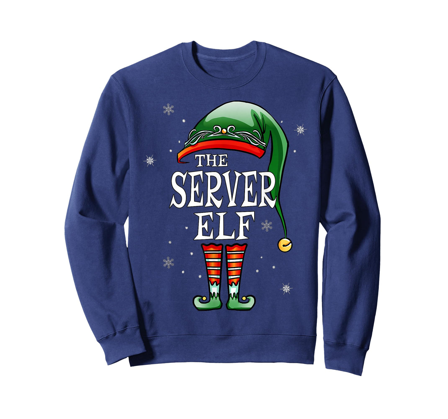 Matching Family Funny The Server Elf Christmas T-Shirt
