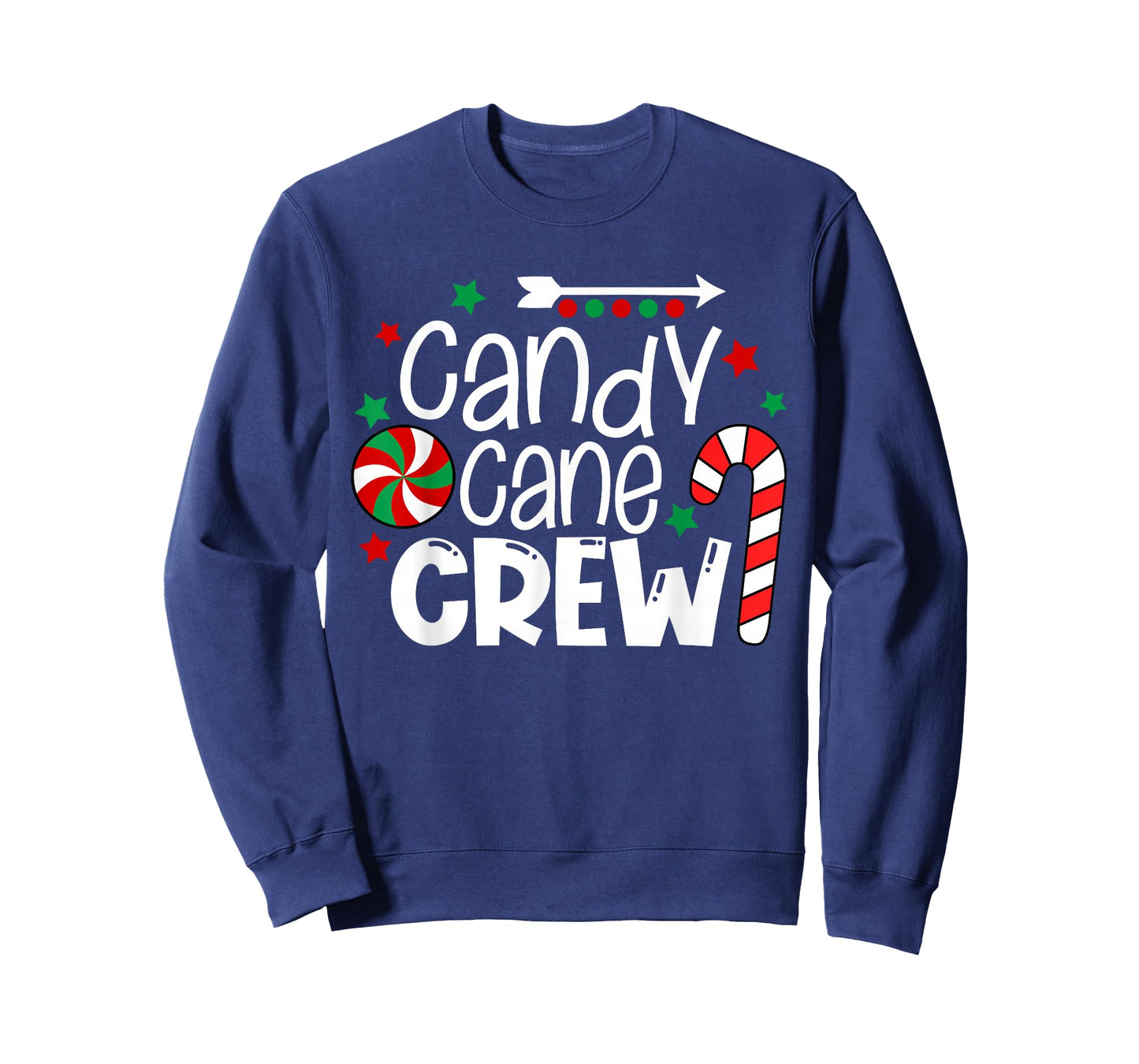 Candy Cane Crew Christmas Xmas Love Candy Boys Girls Kids T-Shirt