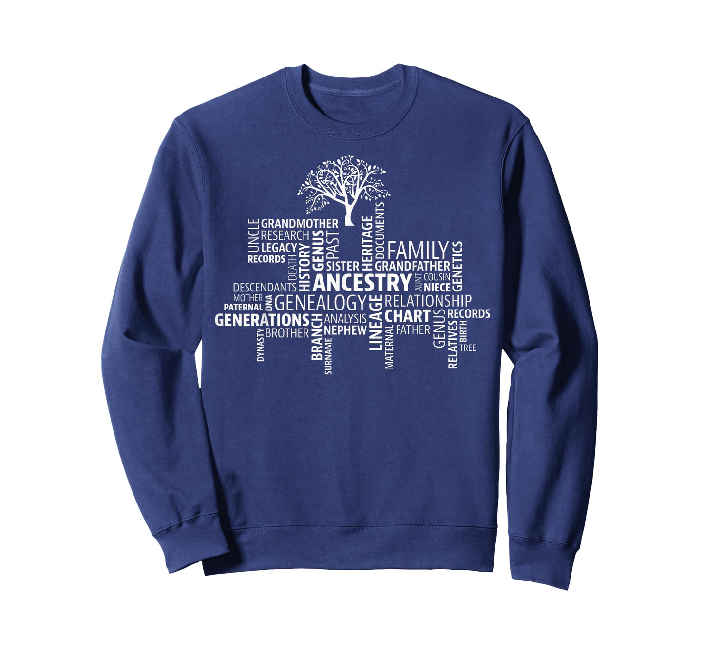 Genealogy, Ancestry, Word Cloud T-shirt Research your family T-Shirt