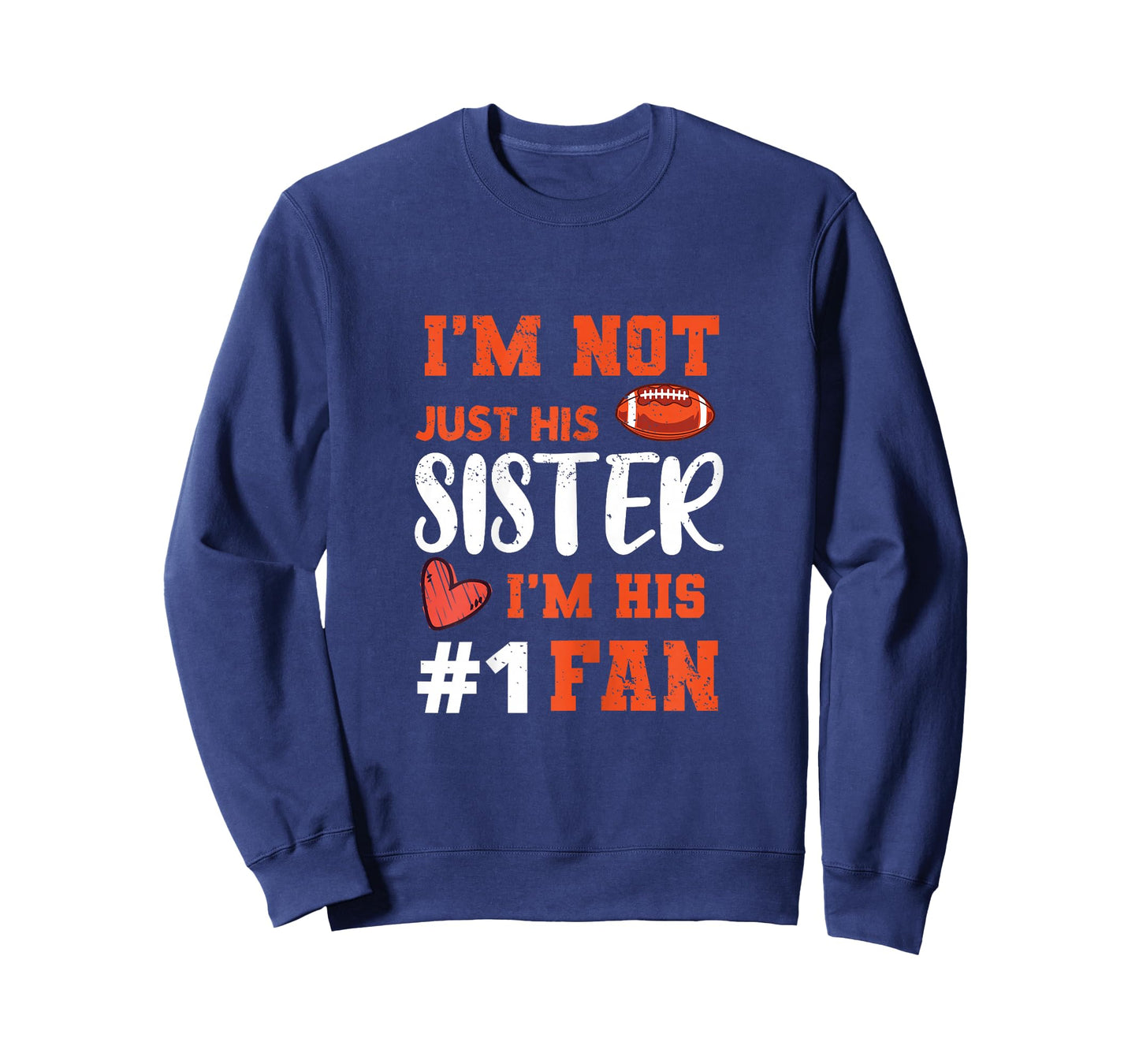 American Football Sister Football Fan Sports Lovers T-Shirt