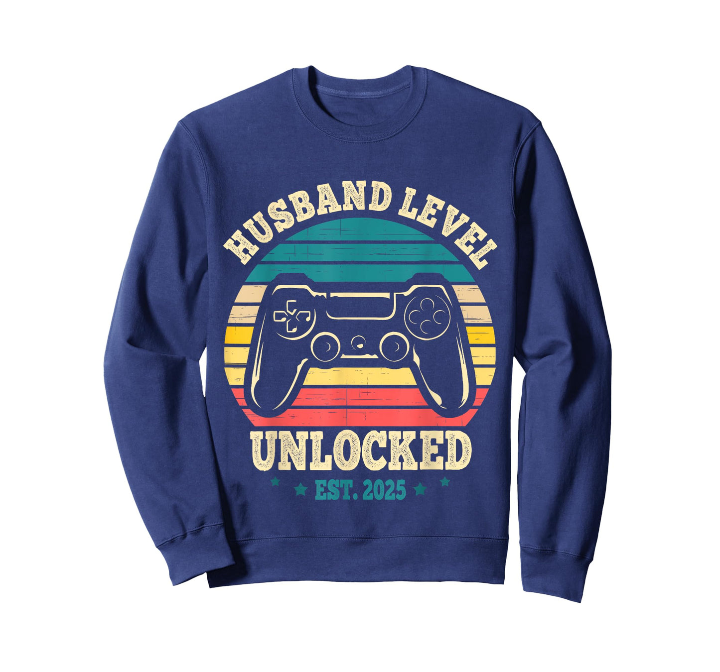 Just Married Gamer Leveled Up To Husband Level Unlocked 2025 T-Shirt