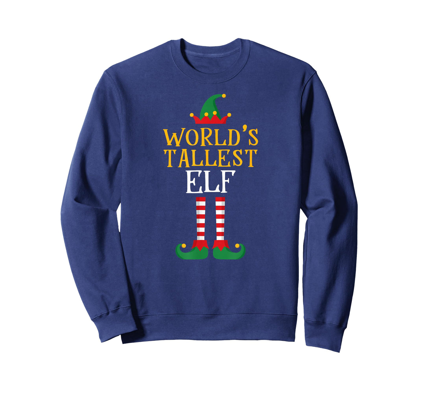 World's Tallest Elf T Shirt Xmas Tall Matching Family Helper T-Shirt