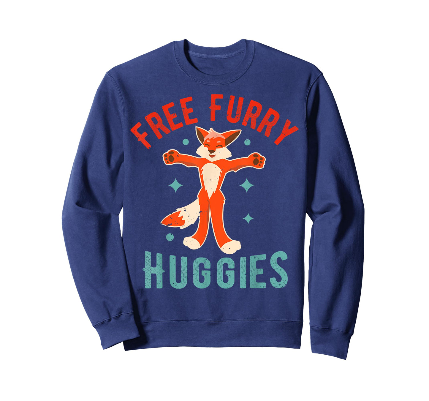Free Furry Huggies - Fursuit Lover Furry Fandom Saying T-Shirt