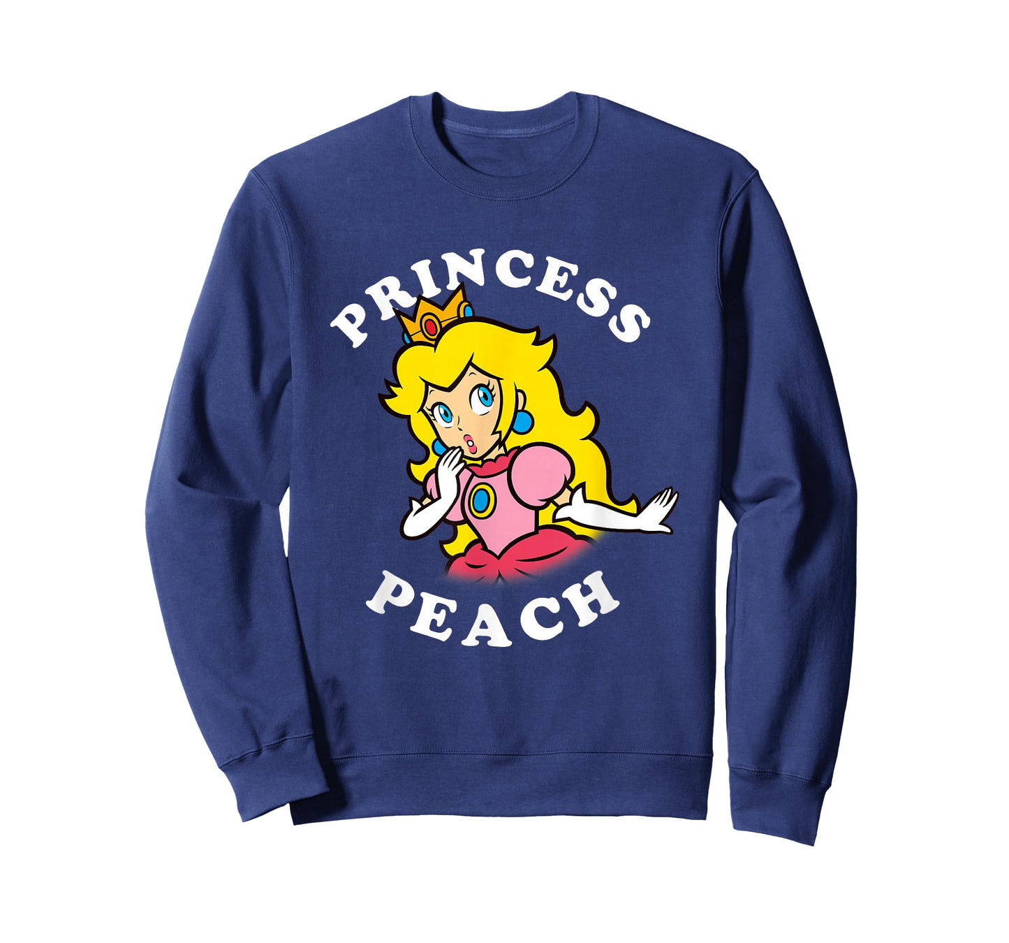 Super Mario Princess Peach Big Character Portrait Simple T-Shirt