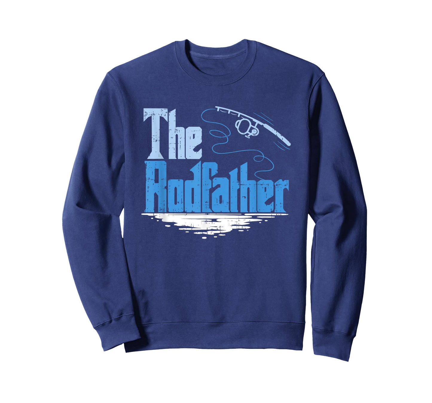 The Rodfather Funny Fishing Parody T-Shirt T-Shirt Small