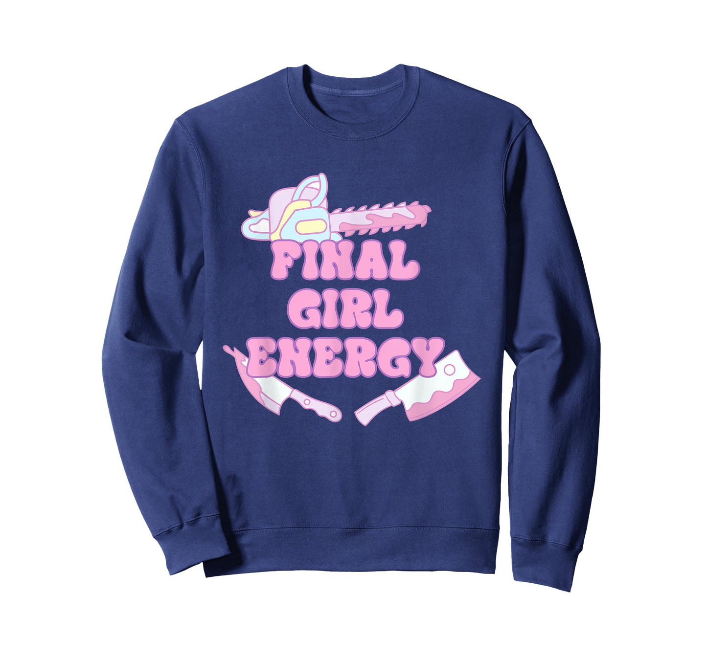 Final Girl Energy Funny Apparel T-Shirt