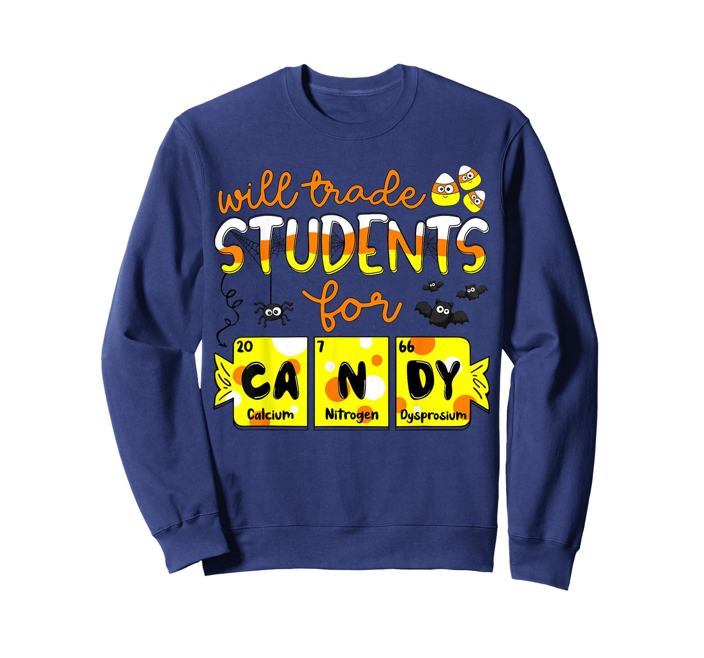 Science Teacher Will Trade Students for Candy Halloween T-Shirt