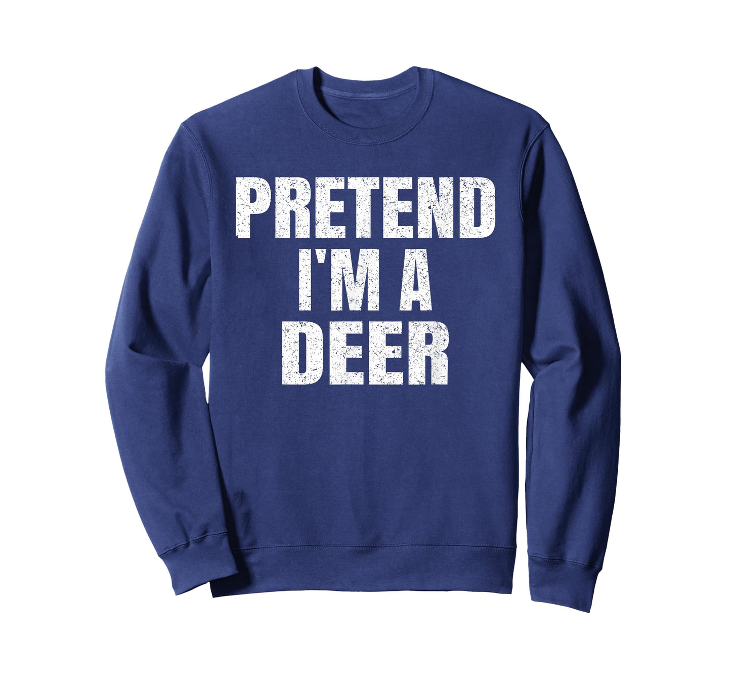 Pretend I'm A Deer Family Group Lazy Easy Halloween Costume T-Shirt
