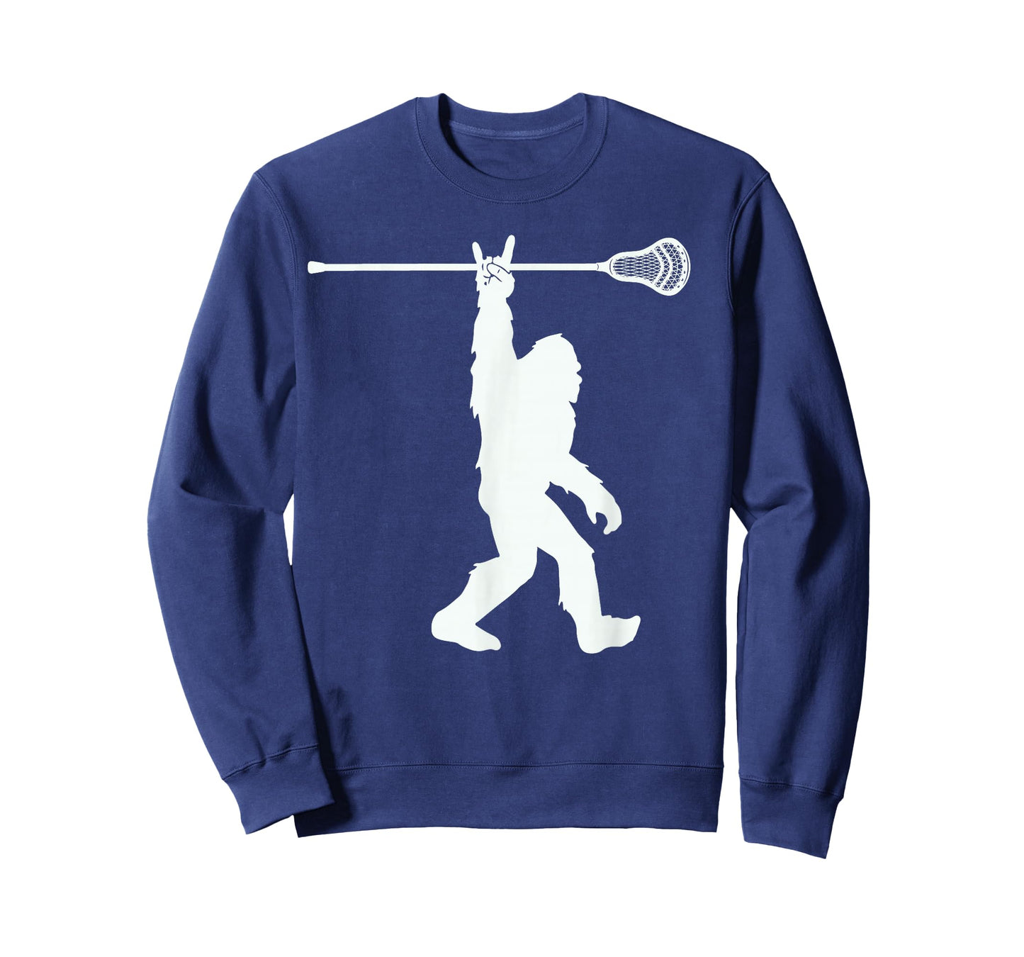 Lacrosse-Shirt Vintage Lax Bigfoot Sasquatch Youth Men Boys T-Shirt
