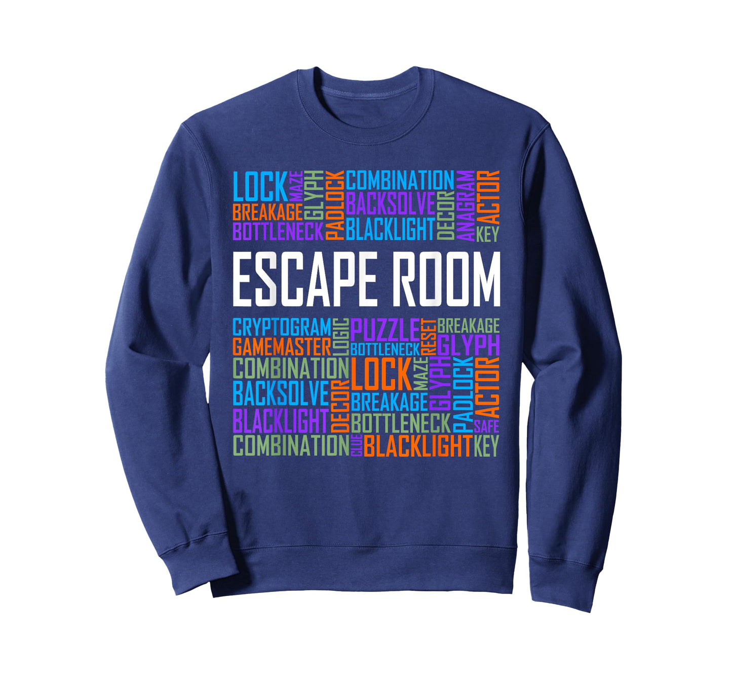 Escape Room Words Gift Locked Room Enthusiast Gifts T-Shirt