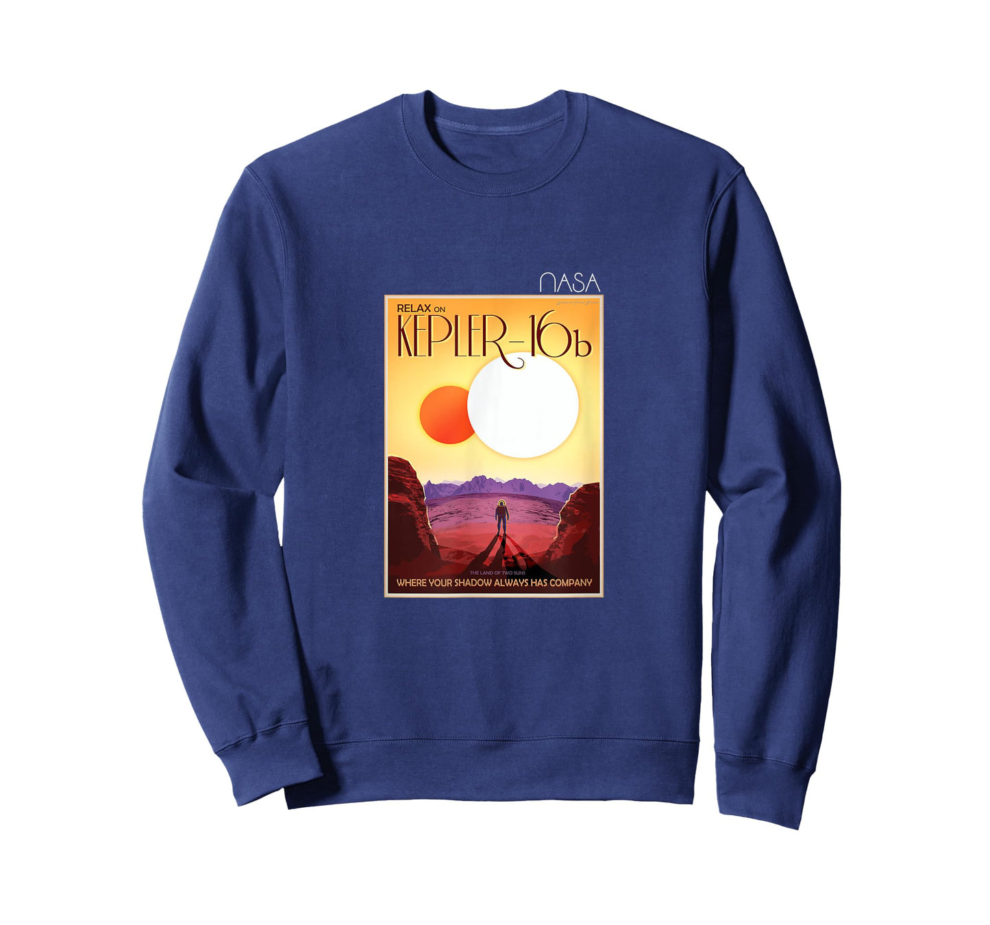 The Official Kepler 16b Space Tourism Poster NASA T-Shirt T-Shirt