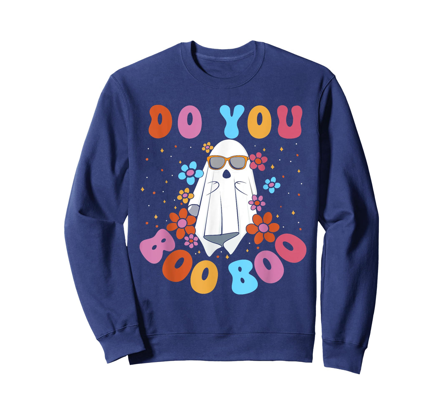 Cute Ghost Do You Boo Boo Groovy Funny Halloween Mens Womens T-Shirt