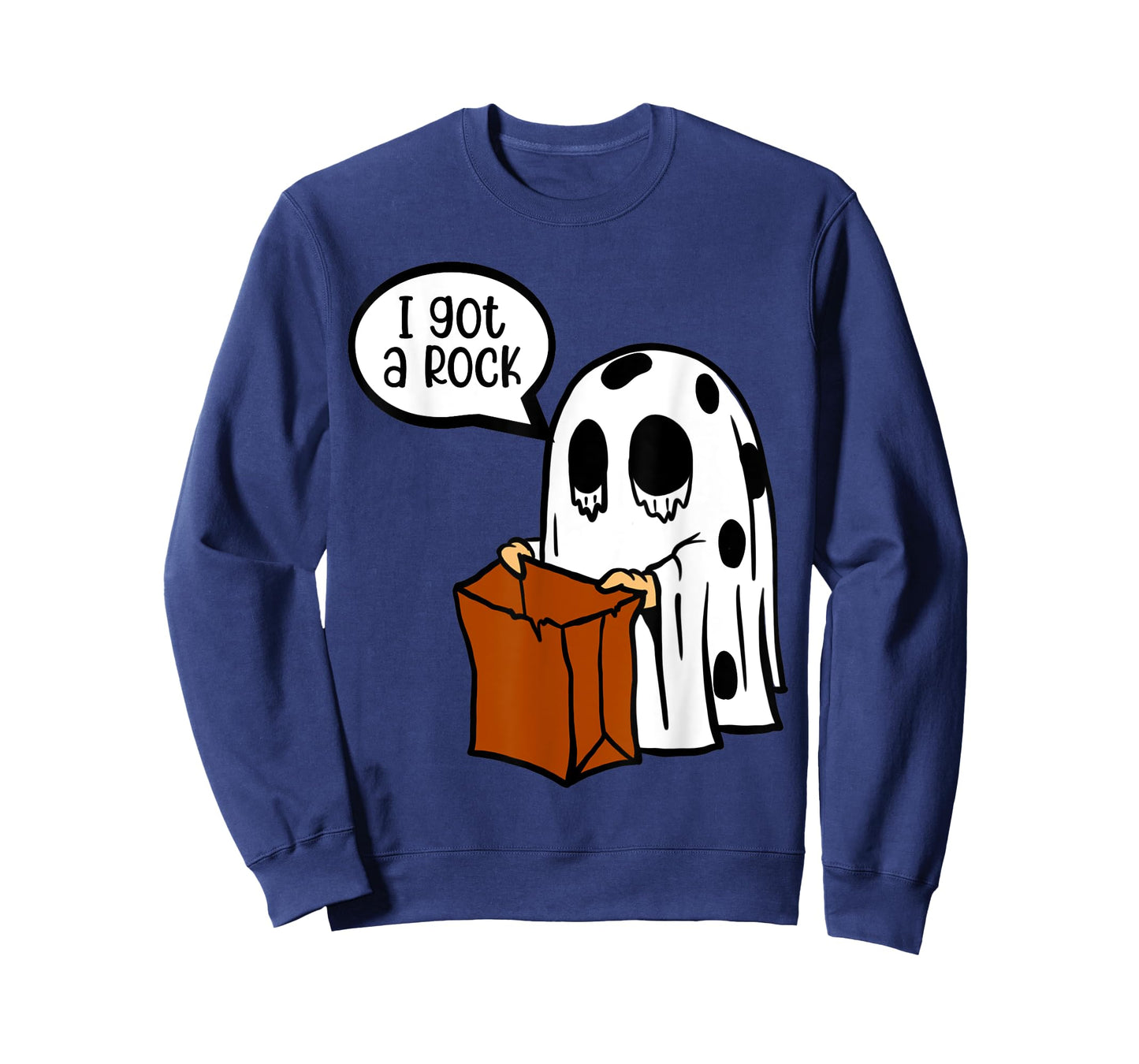 Halloween I Got A Rock Ghost Costume with Brown paper bag T-Shirt