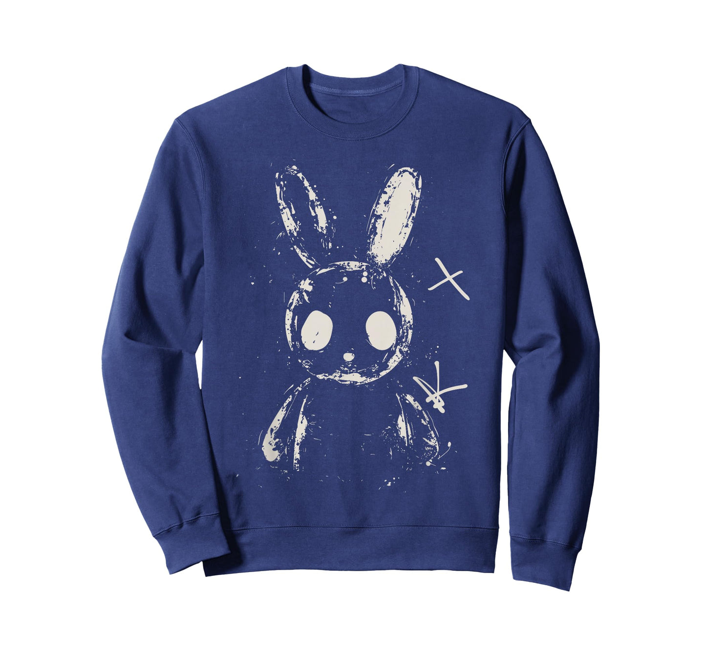Creepy Cute Bunny Rabbit Alt Goth Grunge Horror Aesthetic T-Shirt, Small