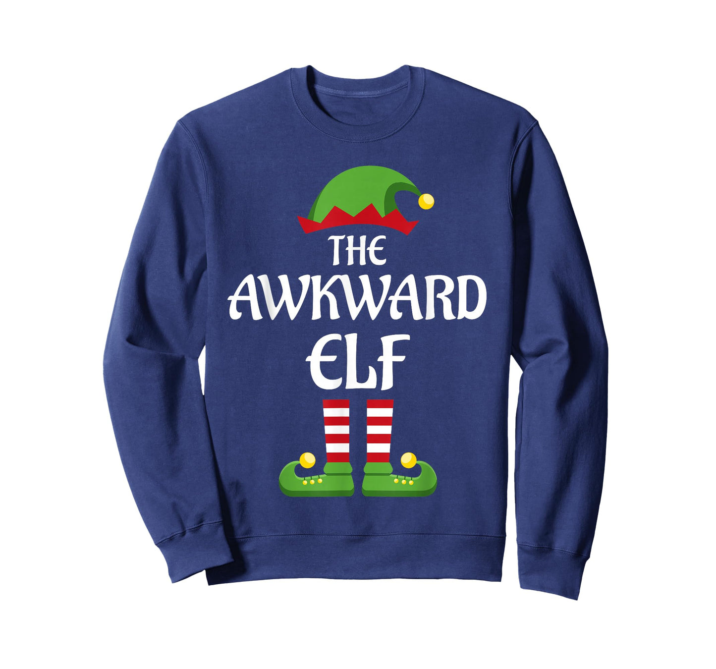 Awkward Elf Family Matching Group Christmas T-Shirt