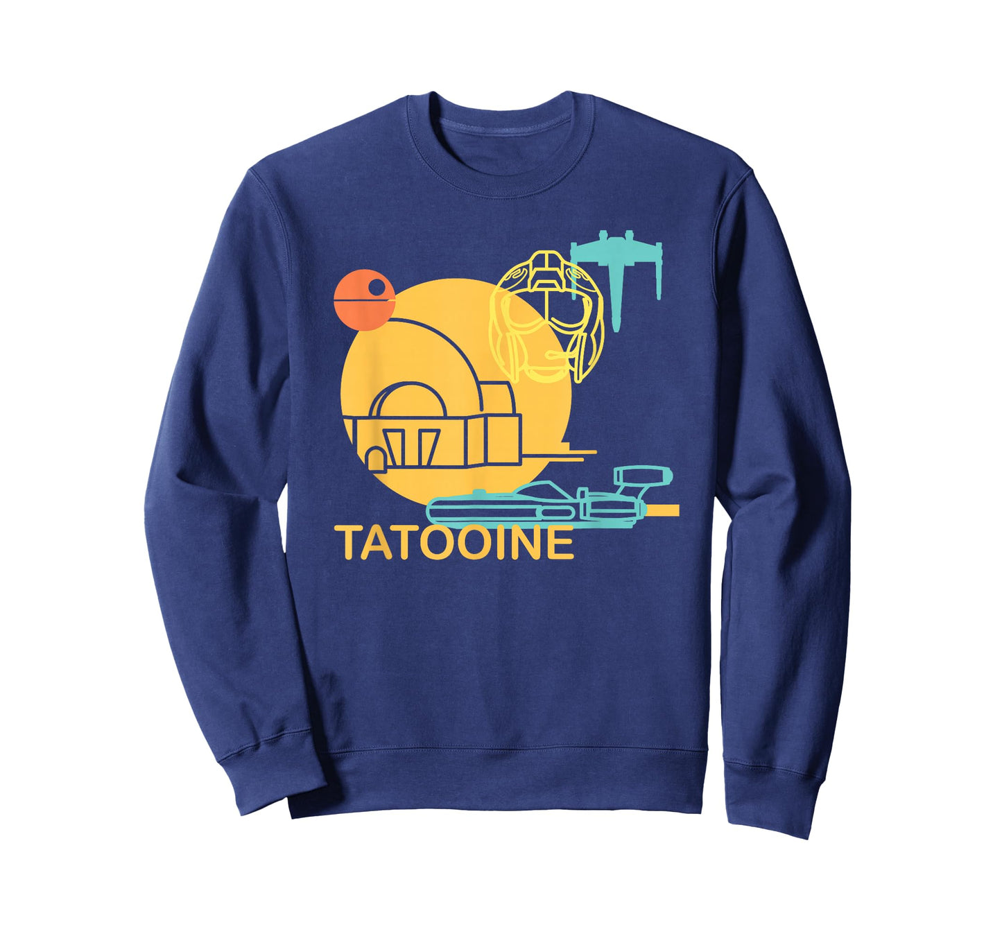 Star Wars A New Hope Tatooine Drawing T-Shirt