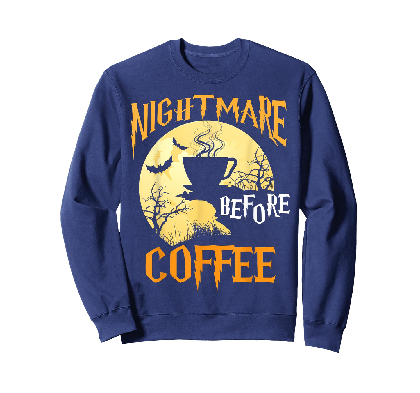 Cute Nightmare Before Coffee Halloween Shirt Funny Mug Gift T-Shirt