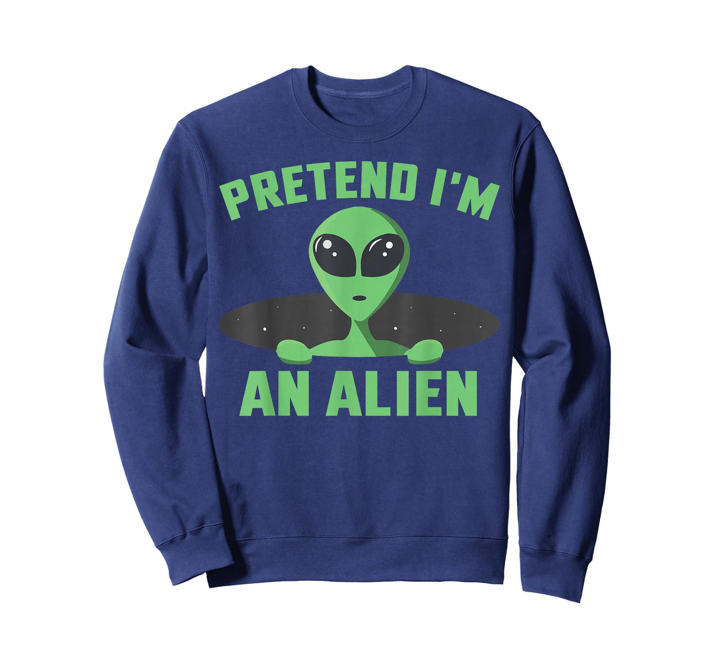 Pretend I'm an Alien Funny Alien Halloween T-Shirt