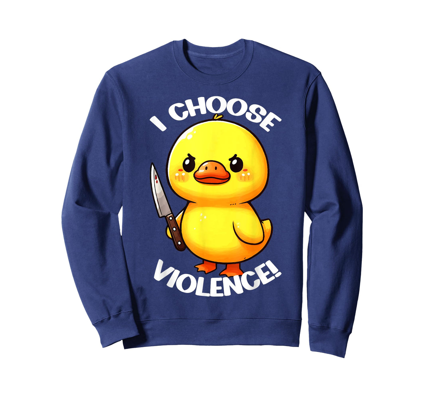 FUNNY I CHOOSE VIOLENCE DUCK T-Shirt