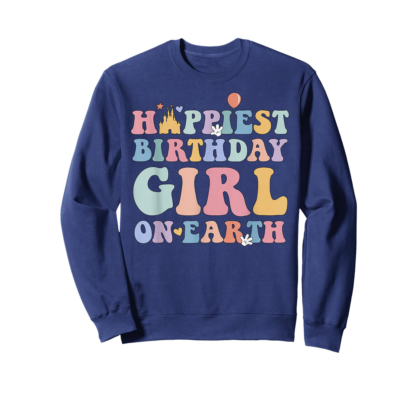 Happiest Birthday Girl On Earth, Matching Family Trip T-Shirt