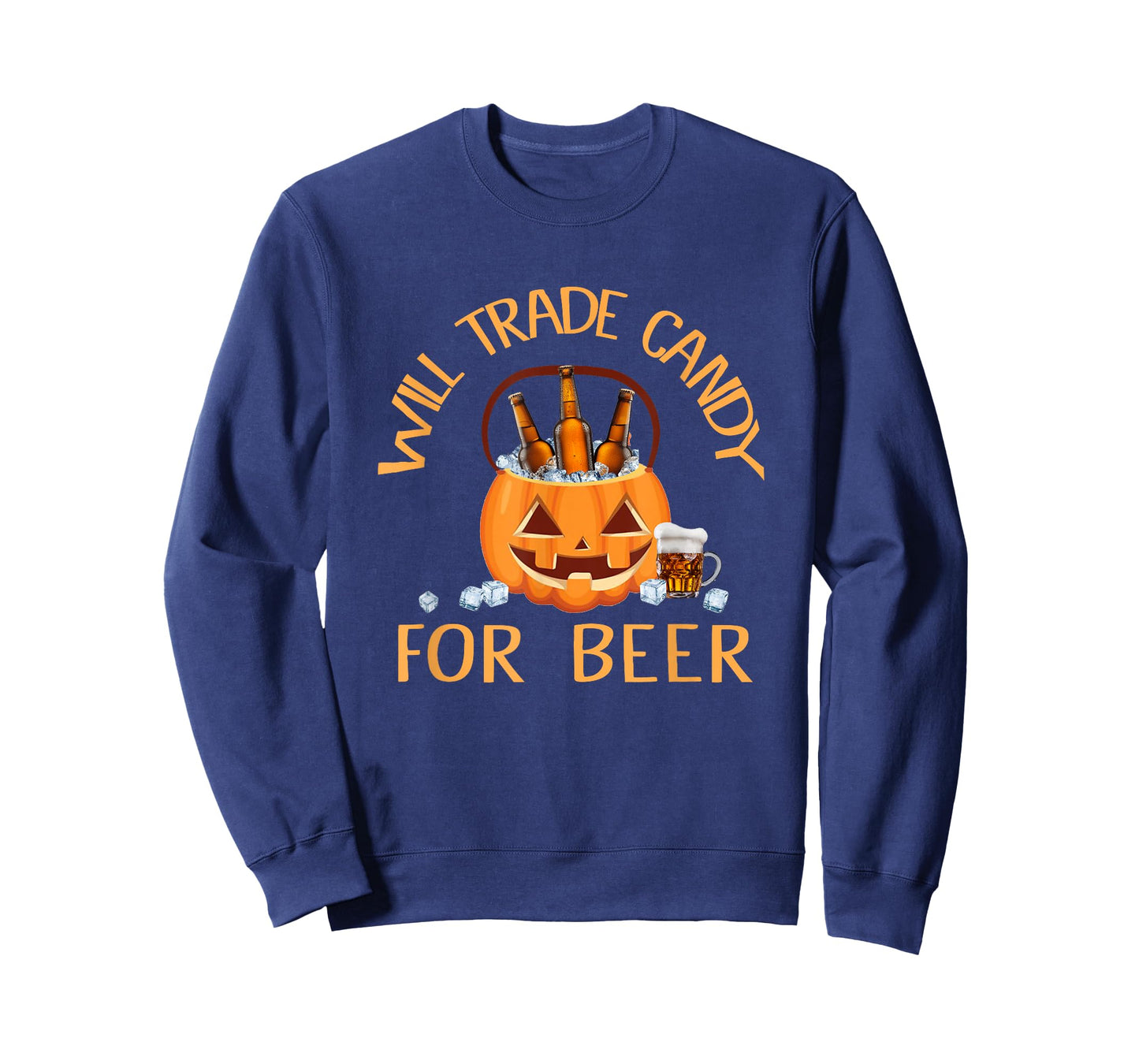 Will trade candy for beer college Halloween costume adult T-Shirt