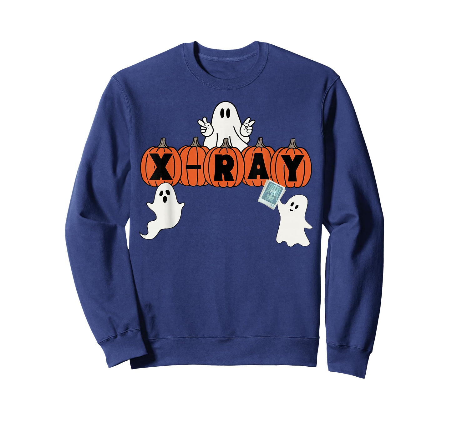 Funny X-Ray Tech Halloween Pumpkins Ghost Radiology Tech T-Shirt