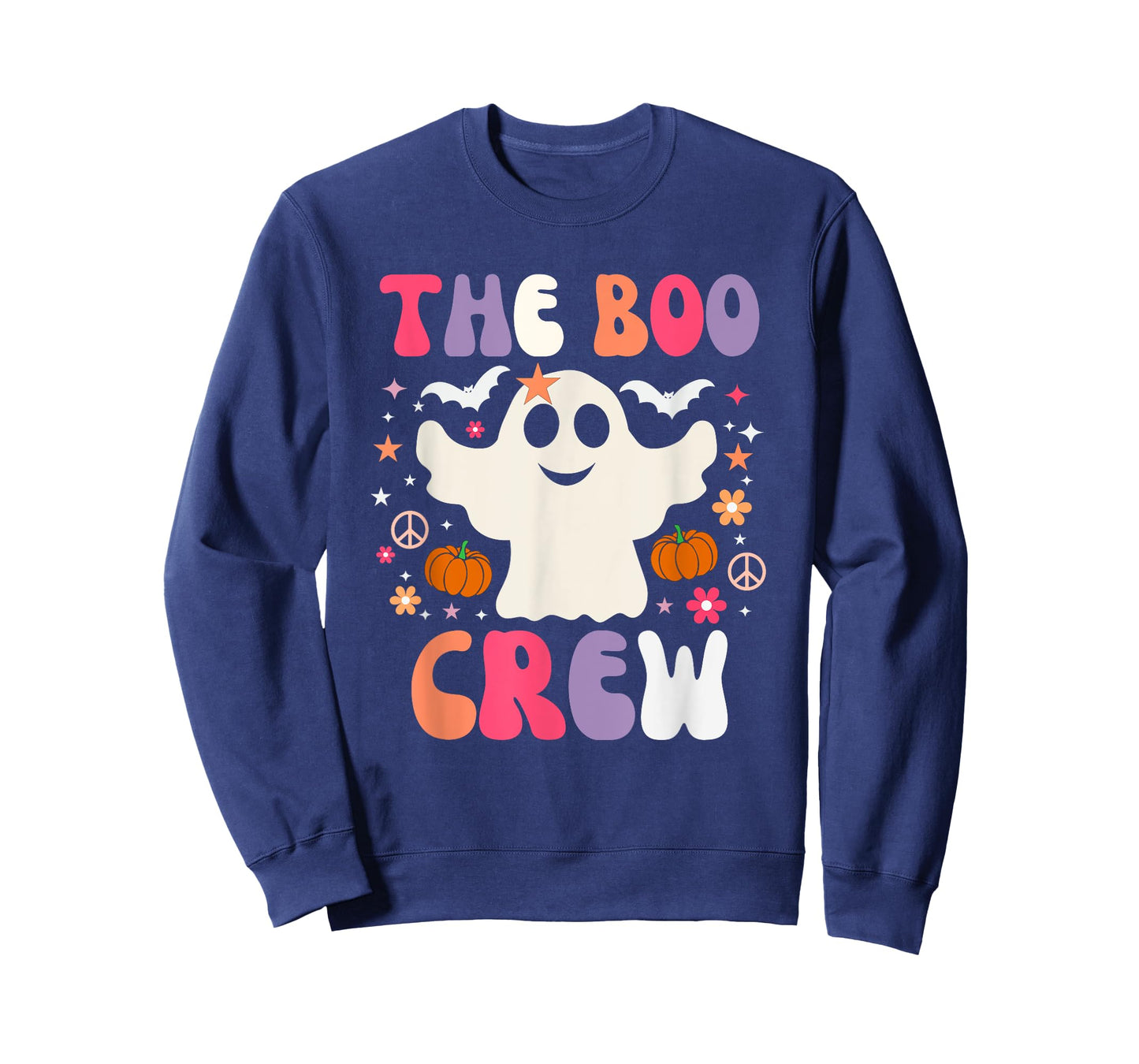 Halloween The Boo Crew - Cute Ghost - Spooky Family Matching T-Shirt