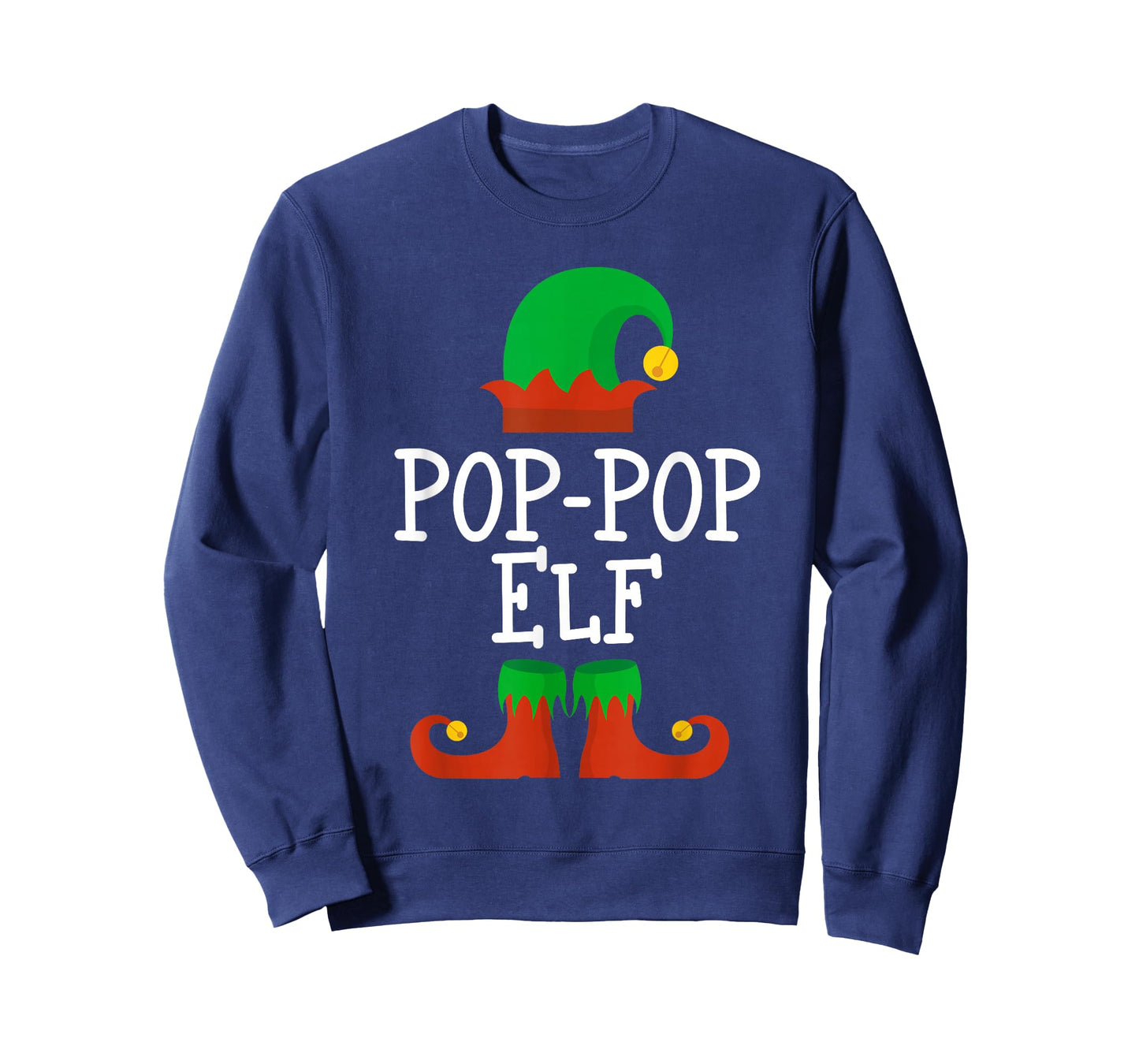 Family I'm The Pop-Pop Elf Christmas Funny Matching PopPop T-Shirt