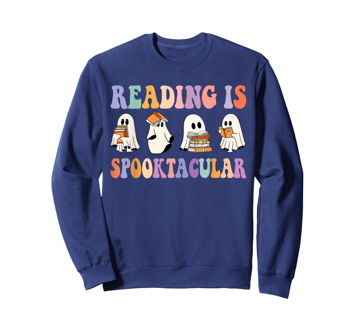 Ghost Reading Is Spooktacular Halloween Ghost Reading Books T-Shirt