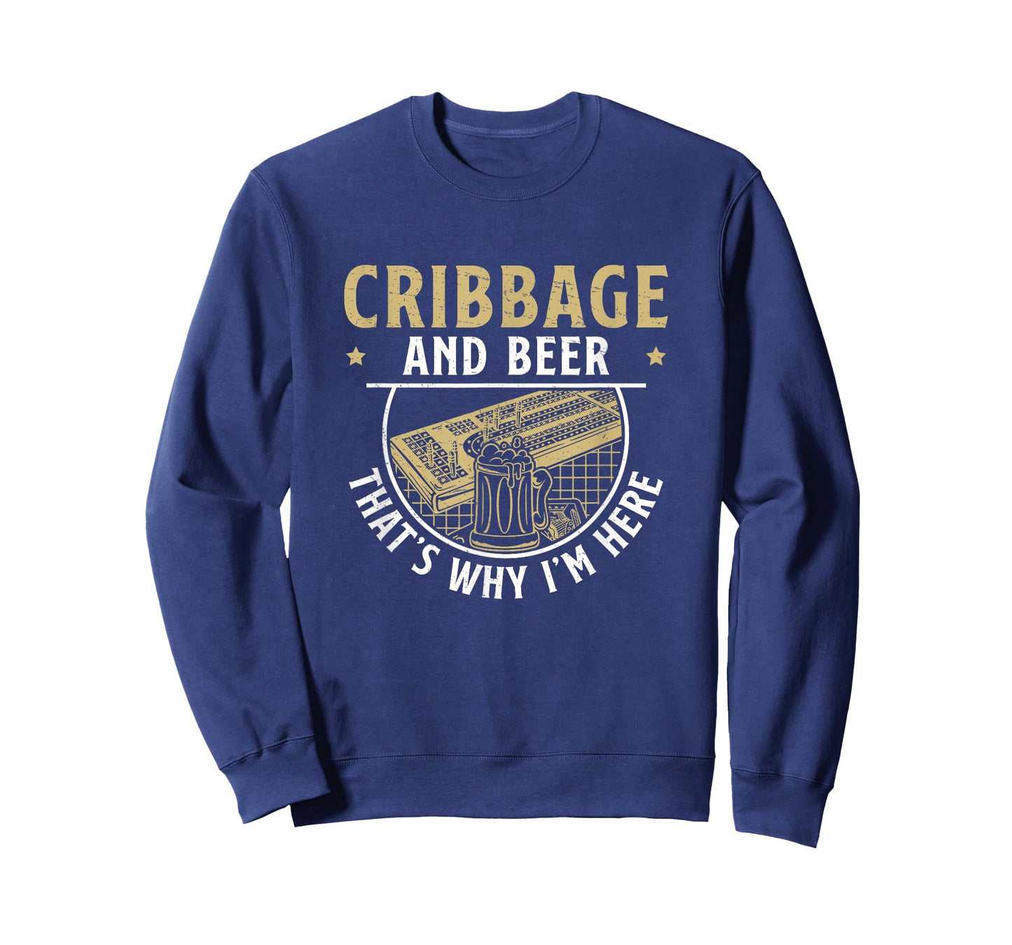 Funny Cribbage And Beer That's Why I'm Here Cribbage Legend T-Shirt