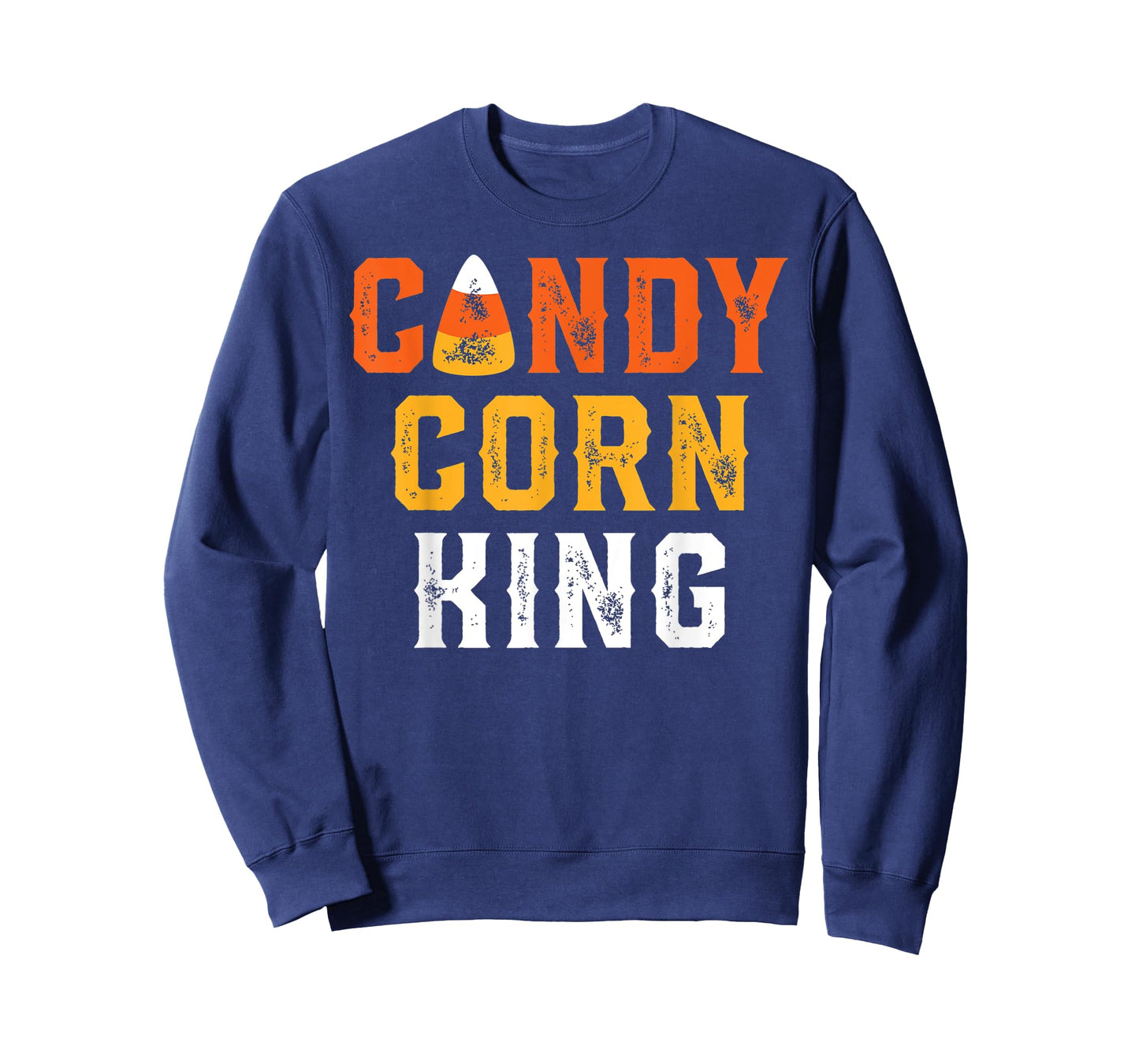 Halloween Candy Corn King Funny Retro T-Shirt