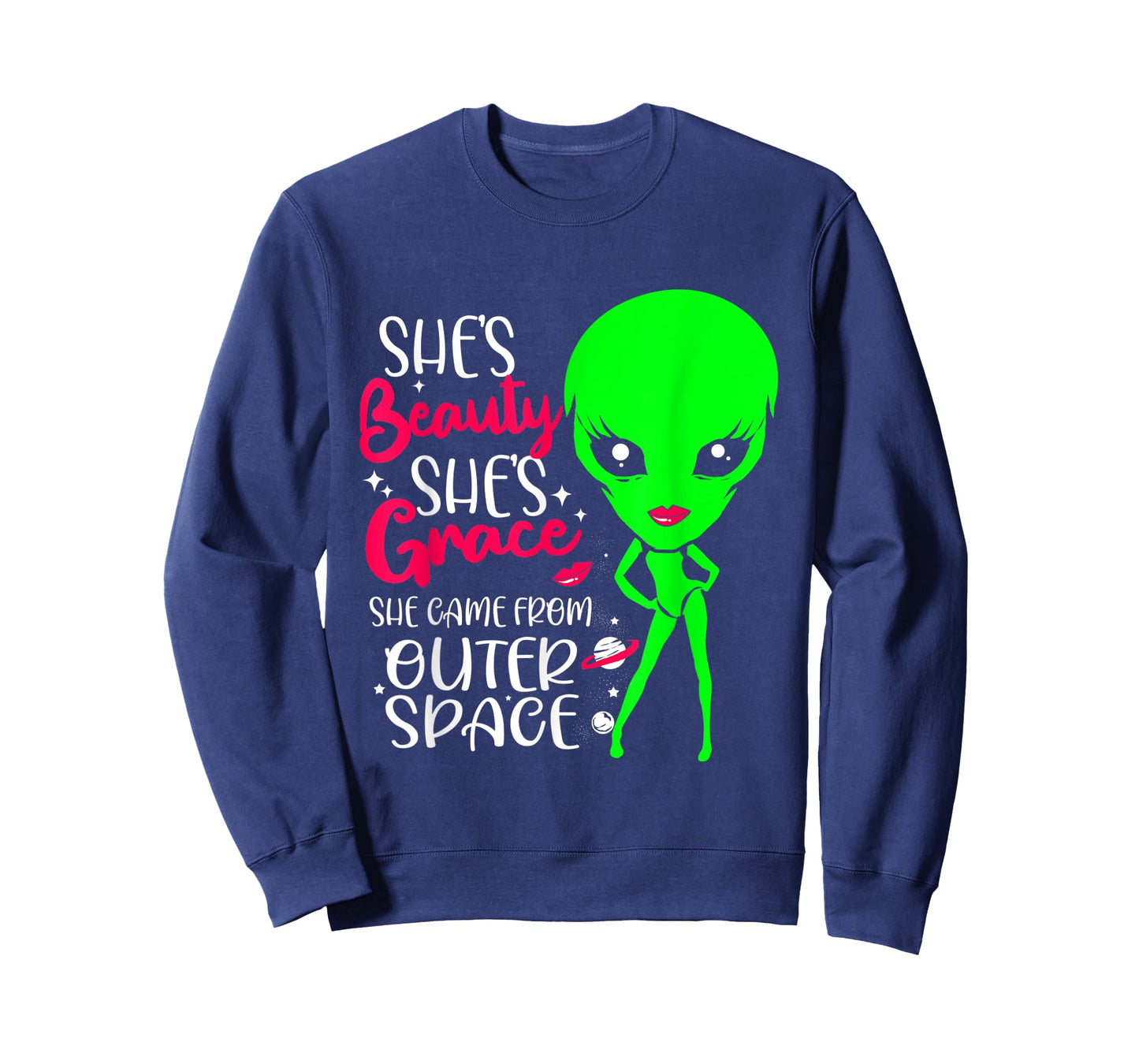 Outer Space Alien Costume Women T-Shirt