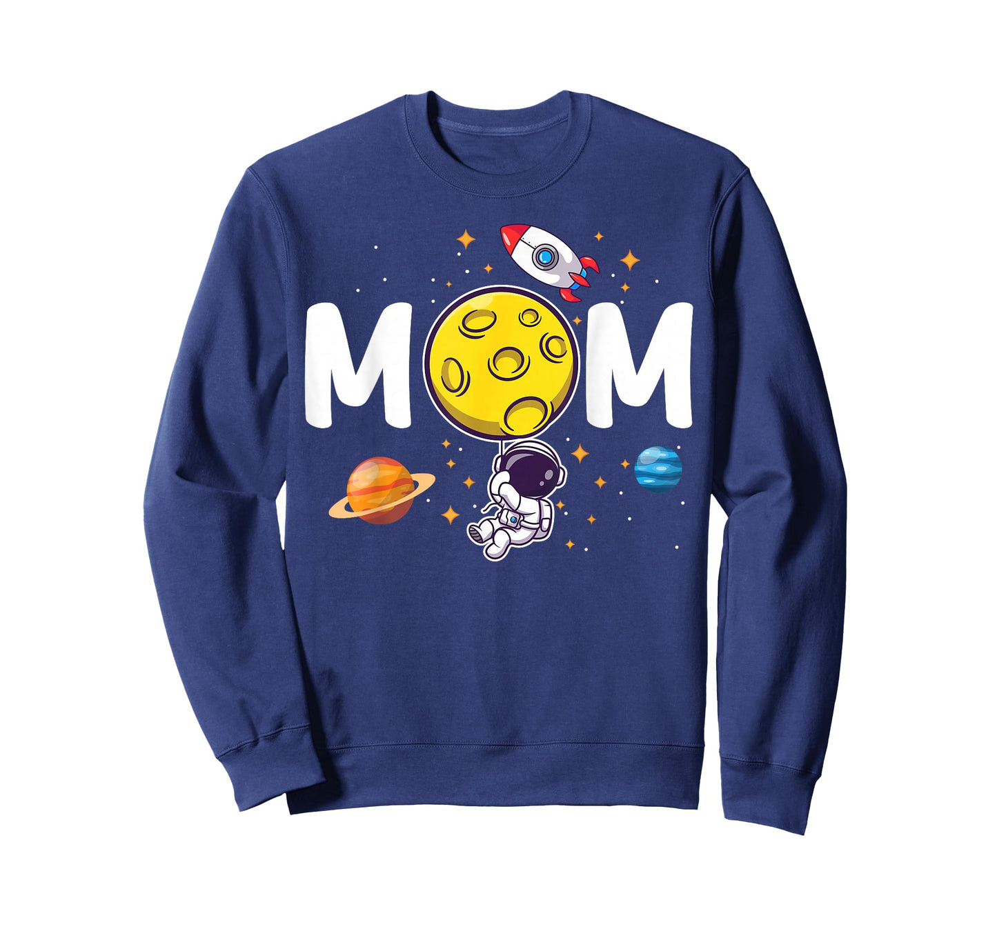 Mom of The Birthday Boy Space Astronaut 1st Birthday Family T-Shirt